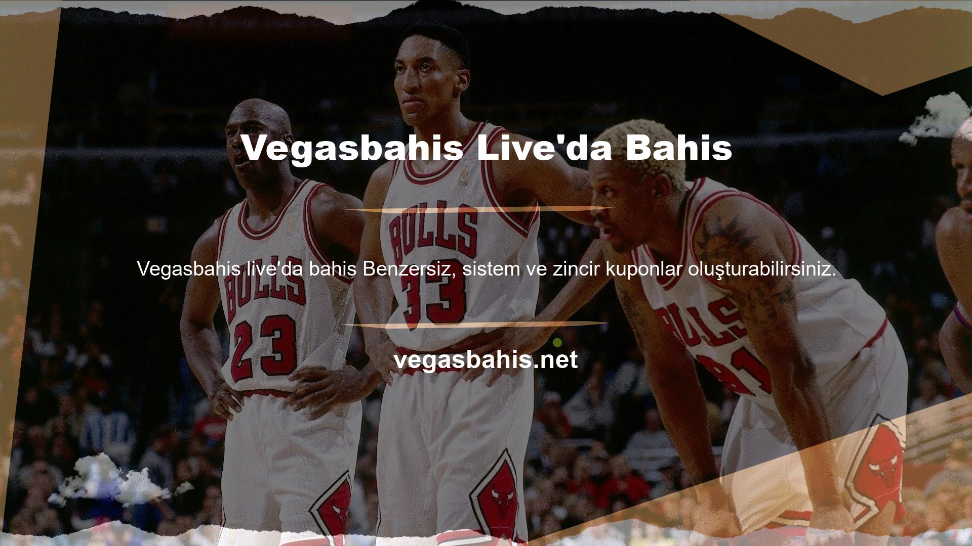 Vegasbahis Live'da Bahis